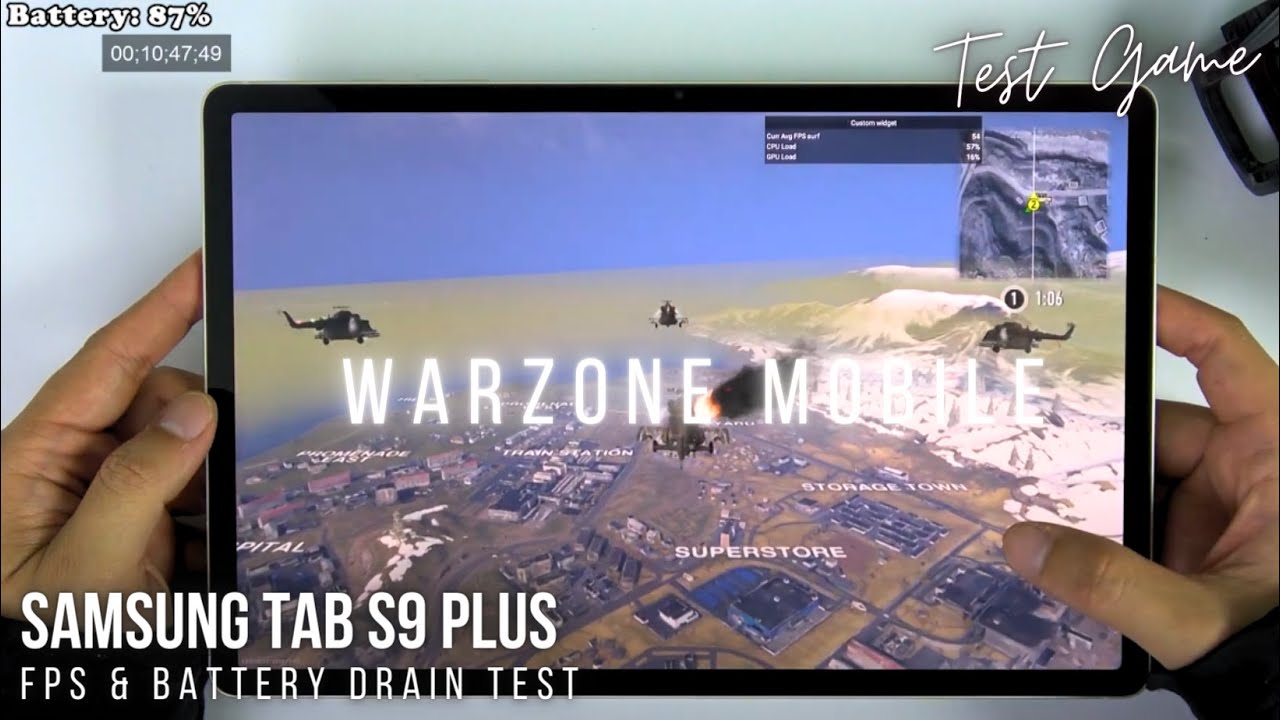 Samsung Galaxy Tab S9 Plus Call of Duty Warzone Mobile - GSM FULL INFO %