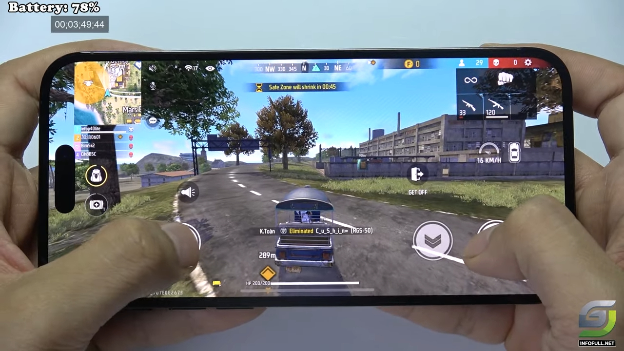iPhone 14 Pro Max Free Fire Gameplay - GSM FULL INFO %