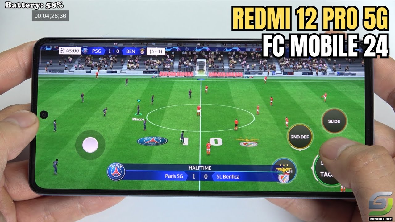 Redmi Note 12 Pro 5G test game EA SPORTS FC MOBILE 24 - GSM FULL INFO