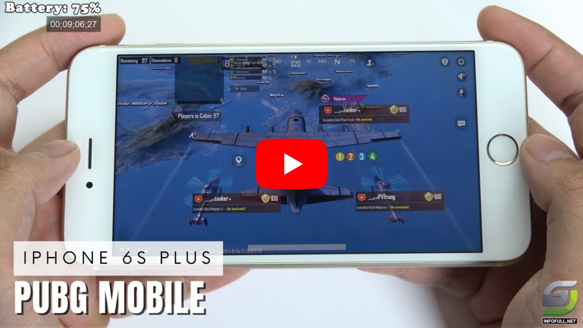 iPhone 6s Plus test game PUBG Mobile 2024 Update - GSM FULL INFO %