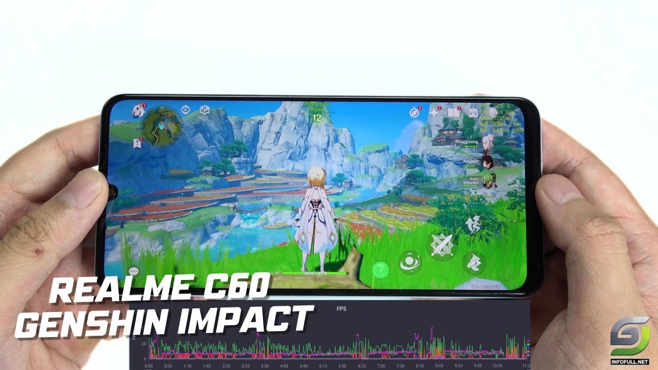 Realme C60 Test Game Genshin Impact Max Graphics 