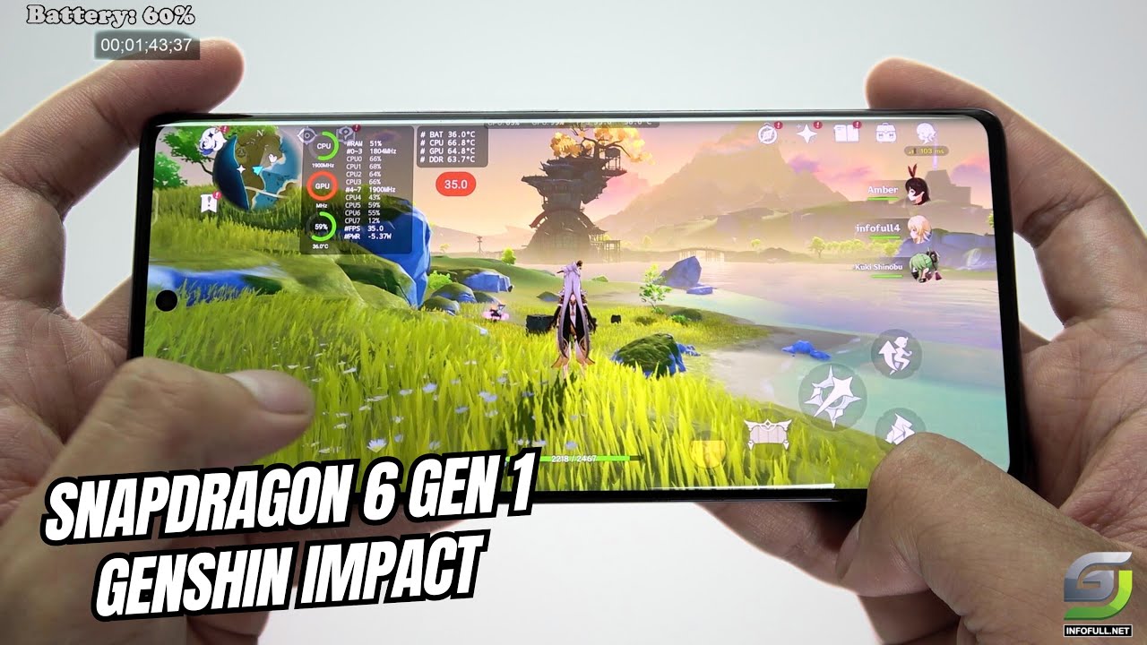 Vivo V30e test game Genshin Impact Max Graphics Highest 60FPS GSM