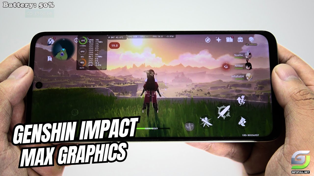 Xiaomi Redmi 13 test game Genshin Impact MAX Graphics | Helio G91 Ultra ...