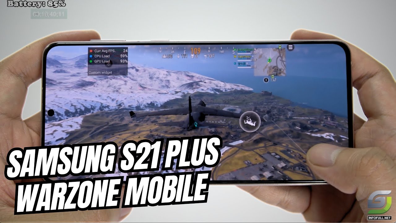 Samsung Galaxy S21 Plus test game Call of Duty Warzone Mobile | Exynos ...