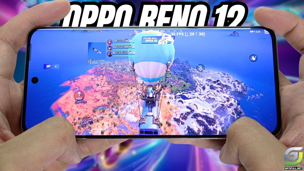 Oppo Reno 12 Fortnite Gameplay | Dimensity 7300 Energy - GSM FULL INFO