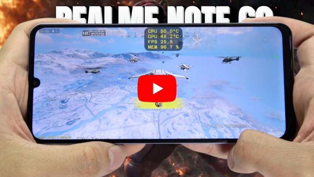 Realme Note 60 test game Call of Duty Mobile CODM Unisoc Tiger T612
