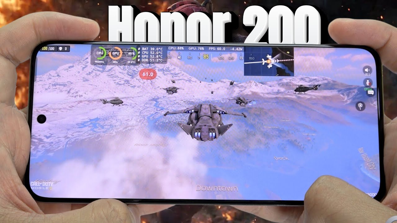 Honor 200 test game Call of Duty Mobile CODM Snapdragon 7 Gen 3 GSM