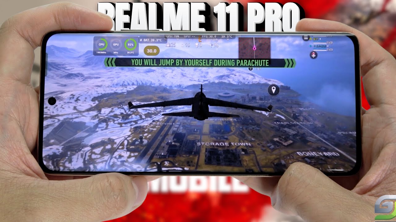 Realme 11 Pro test game Call of Duty Warzone Mobile 2024 Dimensity
